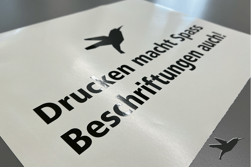 Drucken macht Spass - Beschriftungen auch!